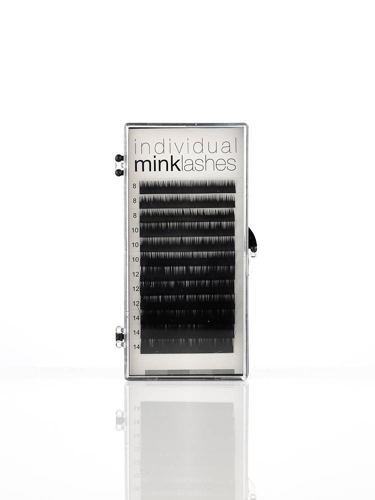 Mink Lashes B-curl Individual sizes